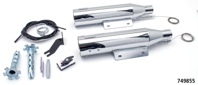 MCJ Race Slip-Ons FXFBS21-Up Chrome (ES)