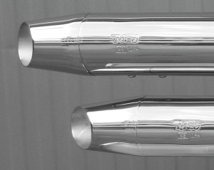 MCJ End Caps Royal 80 Tapered Slash Chr (ES)