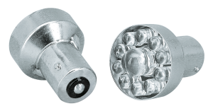 GZP Amber LED bulb single 12V BA15S (ES)