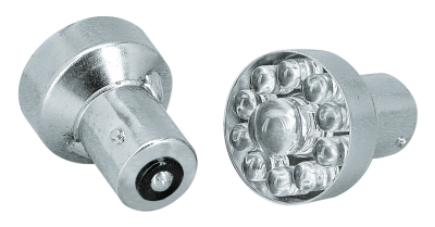 GZP Clear LED bulb single 12V BA15S (ES)