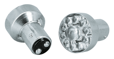 GZP Clear LED bulb dual 12V BAY15D (ES)