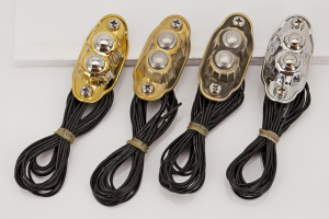 K-Tech Deluxe 2 button switch brass sati