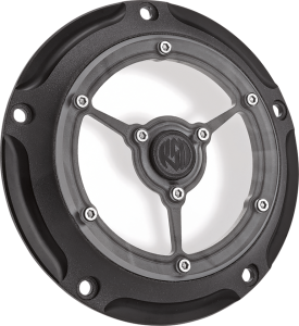 RSD COVER DERBY CLARITY 5 hole BlackOPS