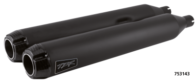2Bros FLH/T17-up Dual Slip Ons Carbon Bl (ES)