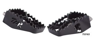 2Bros FXD/XL MX Footpeg SS Black (ES)