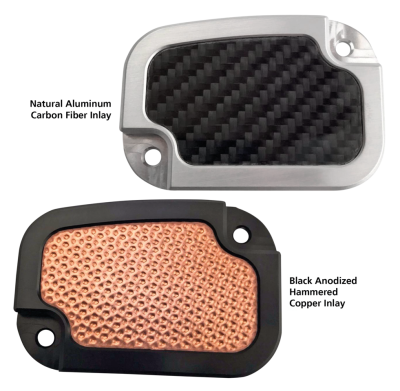 Master Cyl Cover XL04-17 Carbon/Natural (ES)