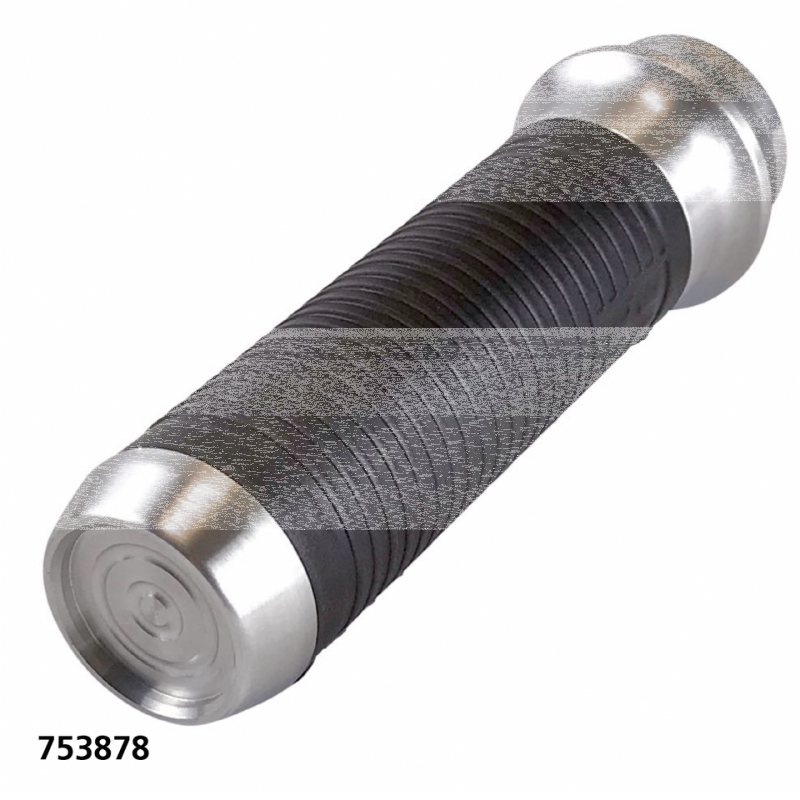 Lthr Moto Grips Natural/Blk Ribbed TBW (ES)
