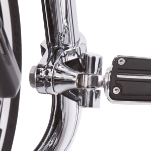 Chr Hingeless Clamps w/Clevis 1-1/4" clm (ES)