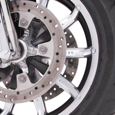 Chr Faceted Wheel Accents FLH/T14-UP (ES)
