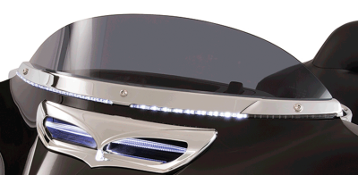 Ciro Horizon BW LED windshield trim chr (ES)