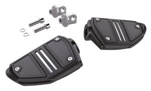 Twin Rail pegs Black W/STD MALE MOUNT