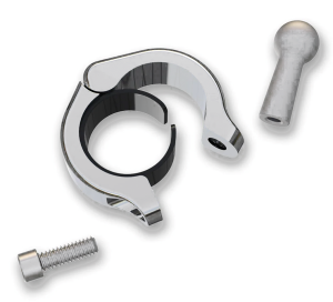 Aluminum Clamp Mount 1-1/8" Chrome