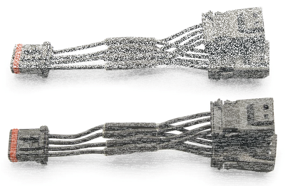 2Pcs Front End Lighting Y-Connectors (ES)