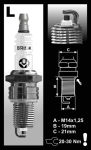 Each Brisk LR14YC spark plug