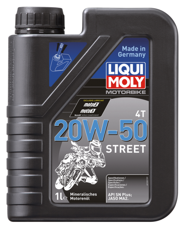 1l Motorbike Oil 4T 20W-50 Street (ES)