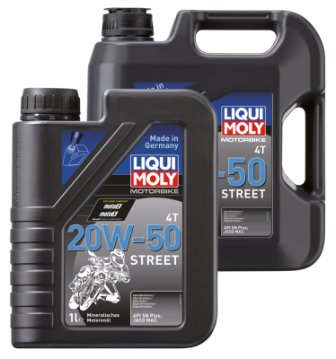 1l Motorbike Oil 4T 20W-50 Street (ES)