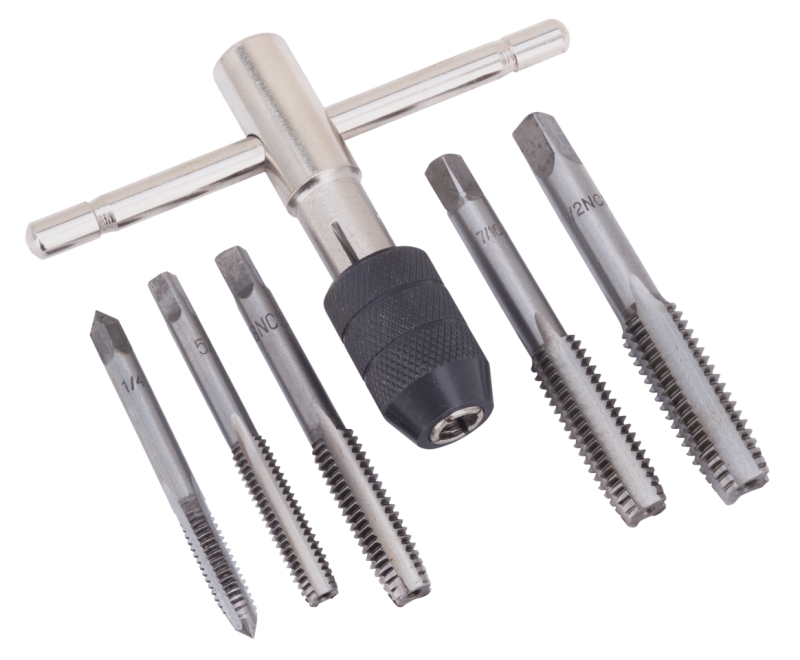 6 Piece tap set INCH/SAE (ES)