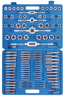 Tap & Die set 110 pieces SAE Tungsten (ES)