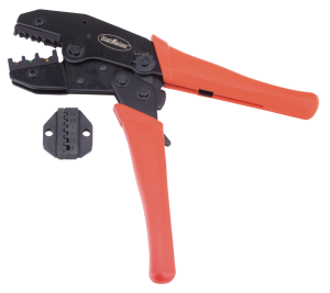 Universal ratcheting crimping tool (ES)