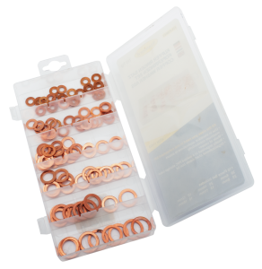 110pc Copper ring assortment box