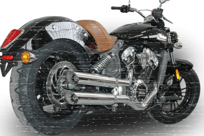 Twin Slash/Cut Chr mfflr set D. 80mm Sco (ES)