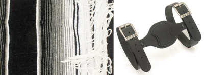 T-leather holder blk w/zpn755298 blanket (ES)