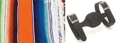 T-leather holder blk w/zpn755299 blanket (ES)