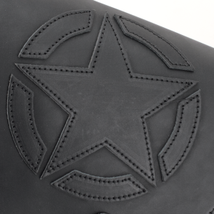 Texas Leather Star Swingarm Bag Black (ES)