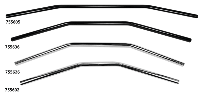 7/8" chrome Drag Bar 40" no dimples (ES)