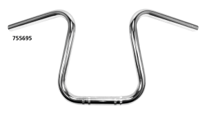 1" Handlebars Bobber One BLK no dimple