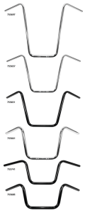 1" Handlebars Ape Hanger 24" CHR (ES)