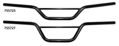 1" Handlebars Scrambler 6" BLK (ES)