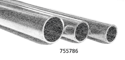 1 meter steel tube 32mm (1-1/4") (ES)