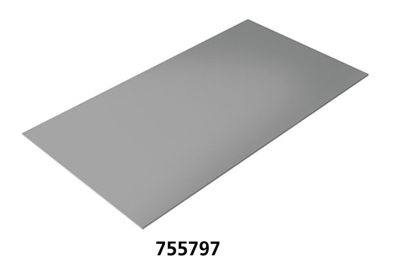 Aluminum plate 1 mm 58x38cm (ES)