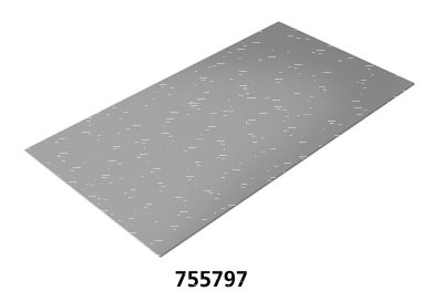 Aluminum plate 1 mm 58x38cm (ES)