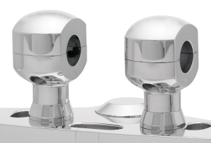 2" Risers for 1" Handlebars Polished (ES)