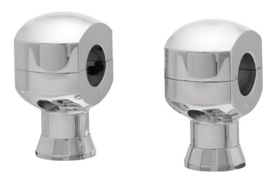 2" Risers for 1" Handlebars Polished (ES)