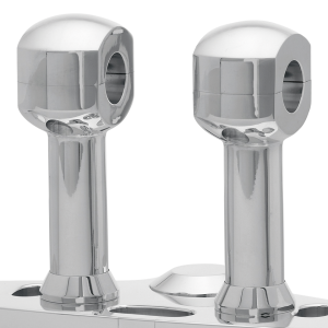 4" Risers for 1" Handlebars Polished (ES)
