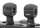 2" Risers for 1" Handlebars Black (ES)