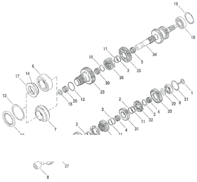 SPACER, TRANSMISSION SPROCKET XR08-13 (ES)