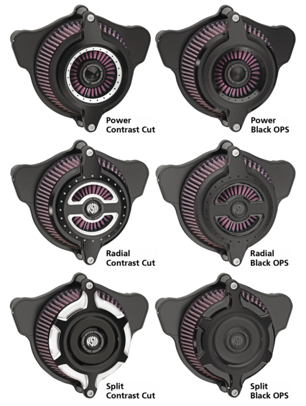 RSD BLUNT AIR CLEANER SPLIT XL91-UP (ES)