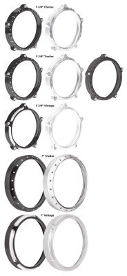 RSD HEADLIGHT BEZEL CHRONO STK HD 5.75" (ES)