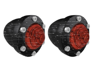RSD TURN SIGNALS REAR TRACKER RED Blk (ES)