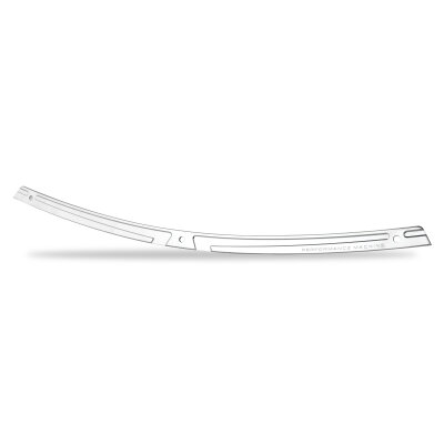 WINDSCR TRIM SCALLOP FLH98-13 Chrome (ES)