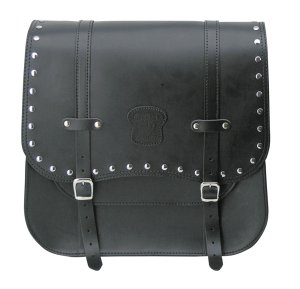 Texas Leather saddlebag 32L, studded