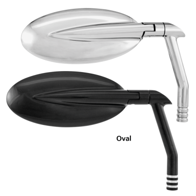 PM Vision Oval mirror Chrome (ES)
