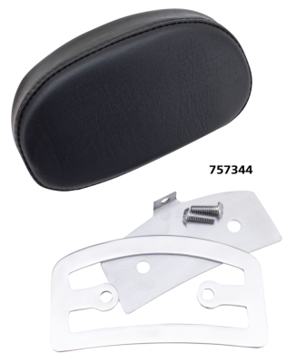 Smooth sissy bar pad,W=3.5" H=6.25"
