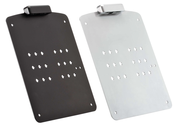 Matt Blk License plate holder Long CH ME (ES)