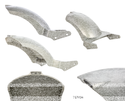 180-200 tire/6" rim FatBob RR fender 550 (ES)