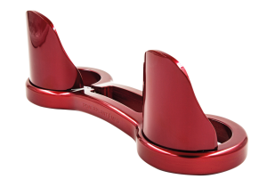 P16 49mm FORK BRACE W/ DUST GUARDS Red (ES)